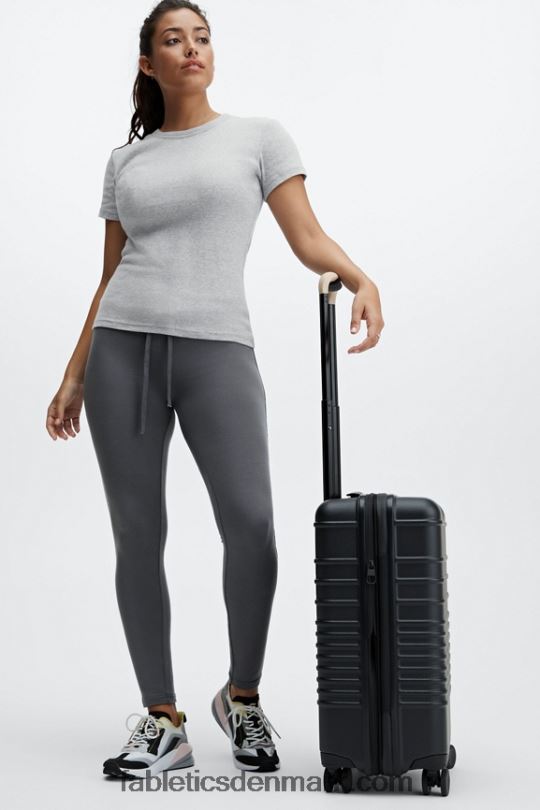 Fabletics Kvinder tinsley kortærmet t-shirt PNX2T2072 lysegrå lyng