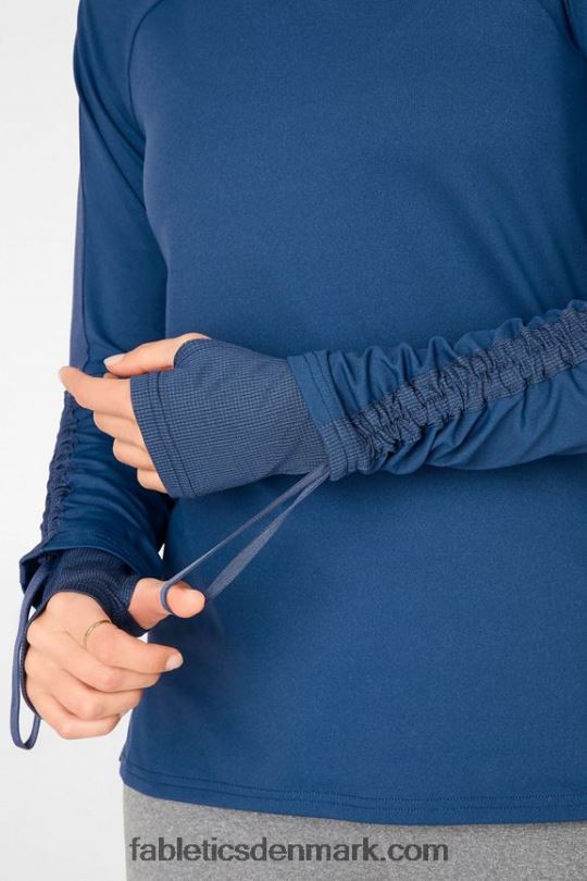 Fabletics Kvinder cashel justerbar langærmet top ii PNX2T2728 stillehavsblå