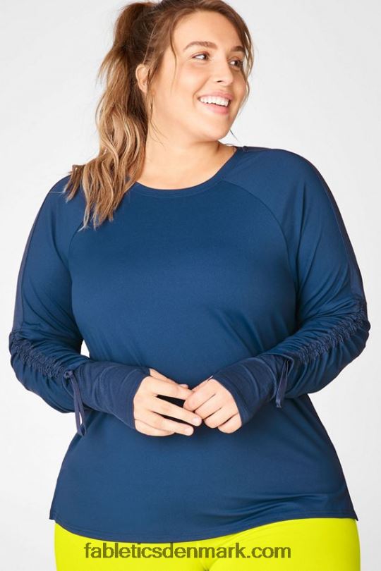 Fabletics Kvinder cashel justerbar langærmet top ii PNX2T2729 stillehavsblå
