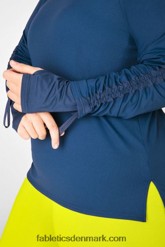 Fabletics Kvinder cashel justerbar langærmet top ii PNX2T2729 stillehavsblå