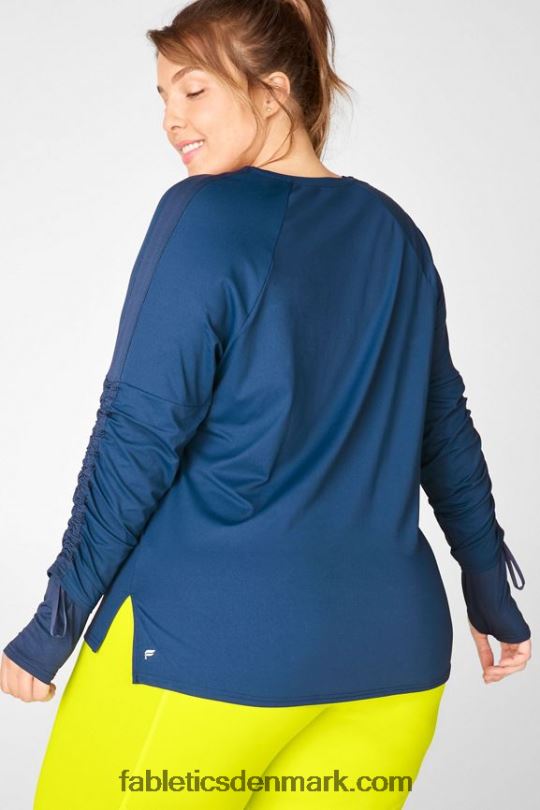 Fabletics Kvinder cashel justerbar langærmet top ii PNX2T2729 stillehavsblå
