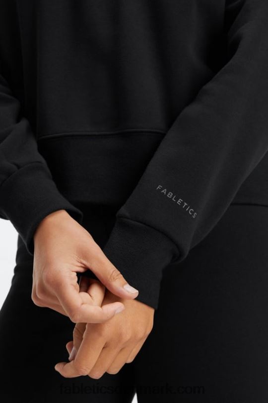 Fabletics Kvinder catarina mock neck trøje med lynlås PNX2T2642 sort