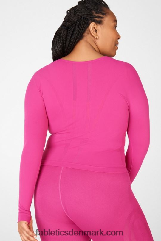 Fabletics Kvinder corey skulpturel langærmet top PNX2T2699 meget bær