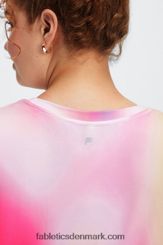 Fabletics Kvinder dry-flex langærmet t-shirt PNX2T2603 plys pink ombre