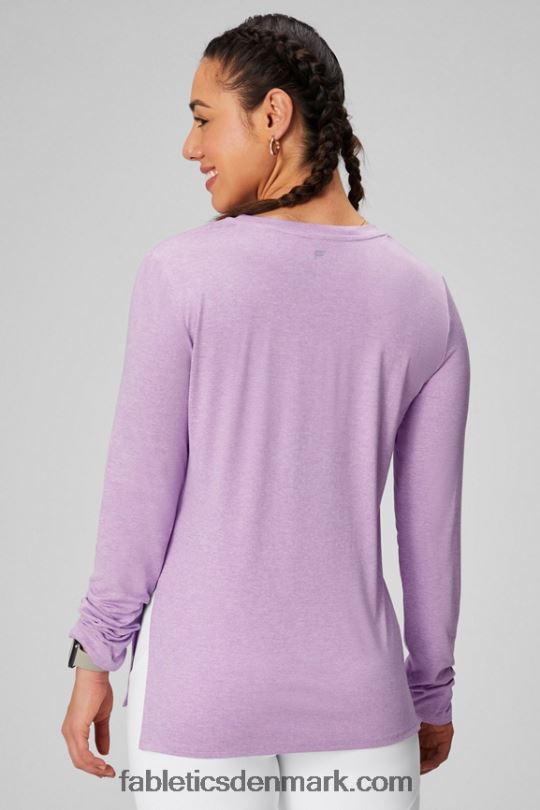 Fabletics Kvinder dry-flex langærmet tunika PNX2T2588 krystal hule lyng