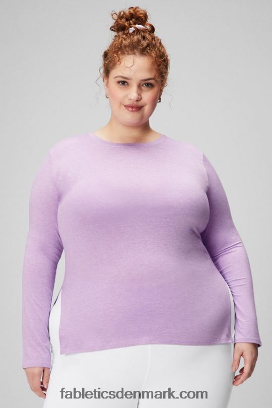 Fabletics Kvinder dry-flex langærmet tunika PNX2T2589 krystal hule lyng
