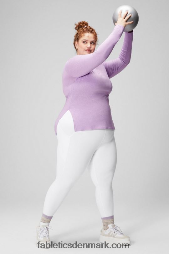 Fabletics Kvinder dry-flex langærmet tunika PNX2T2589 krystal hule lyng
