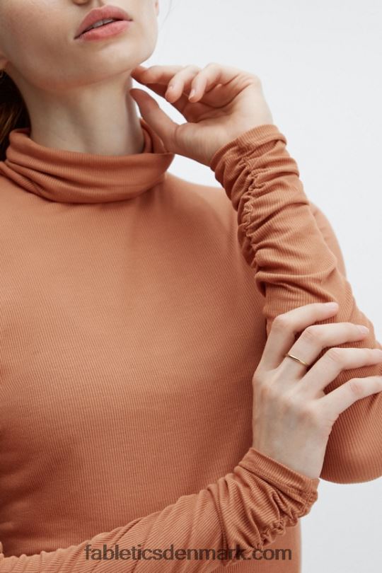 Fabletics Kvinder jess langærmet top med rullekrave PNX2T2671 sequoia