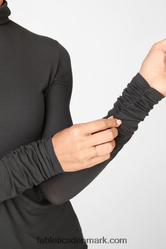 Fabletics Kvinder jess langærmet top med rullekrave PNX2T2674 borgklippe