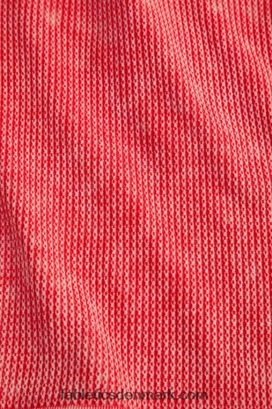 Fabletics Kvinder kabelstrikket langærmet top PNX2T2608 vasket jordbærrød
