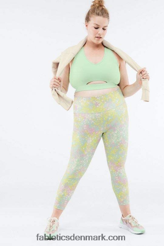 Fabletics Kvinder kat pullover med halv lynlås PNX2T2693 tapioka