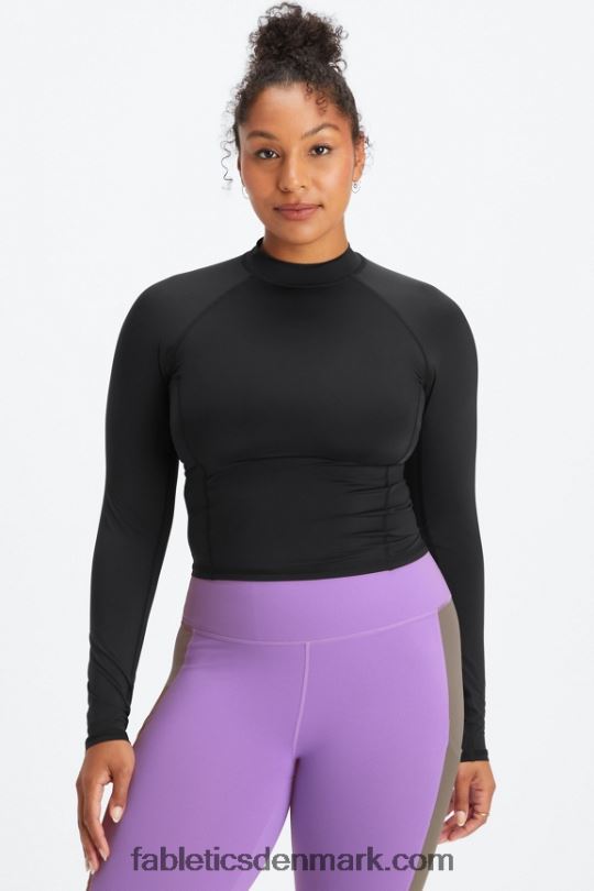 Fabletics Kvinder let langærmet top PNX2T2627 sort