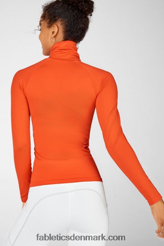 Fabletics Kvinder naomi sømløs langærmet rullekrave PNX2T2723 høst