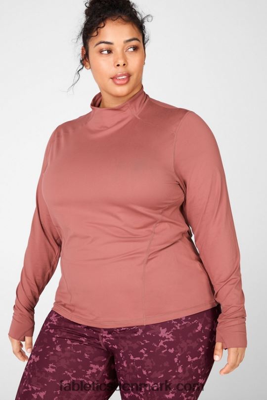 Fabletics Kvinder phoenix langærmet top PNX2T2722 kirsebær mokka