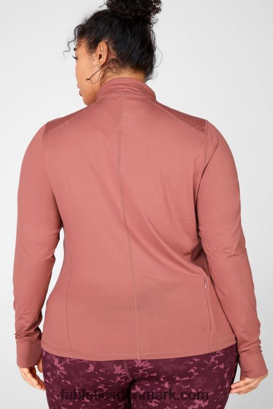 Fabletics Kvinder phoenix langærmet top PNX2T2722 kirsebær mokka