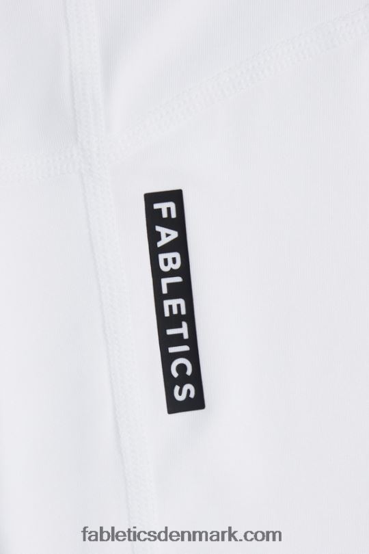 Fabletics Kvinder phoenix lite langærmet top PNX2T2611 klassisk hvid/sort knockout