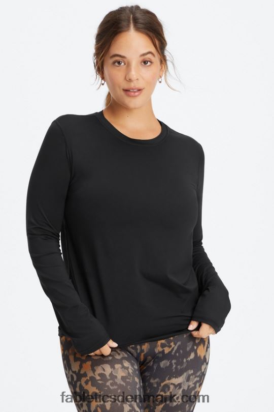 Fabletics Kvinder phoenix lite langærmet top PNX2T2616 sort