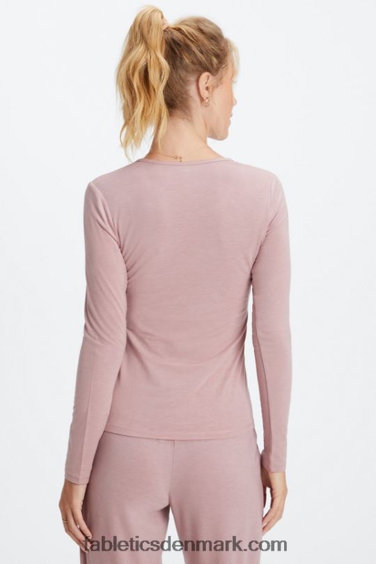 Fabletics Kvinder restoreknit langærmet t-shirt PNX2T2637 stistøv