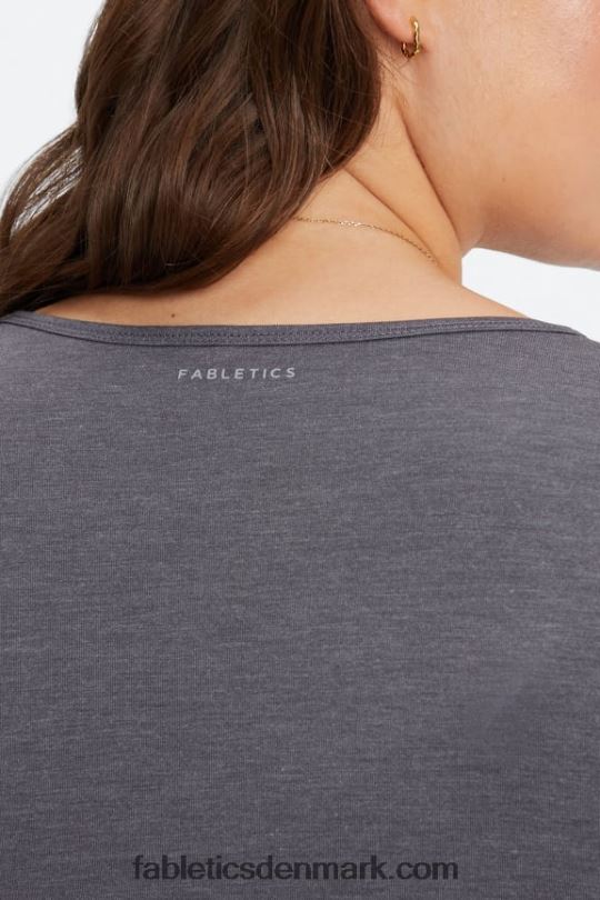 Fabletics Kvinder restoreknit langærmet t-shirt PNX2T2638 tin