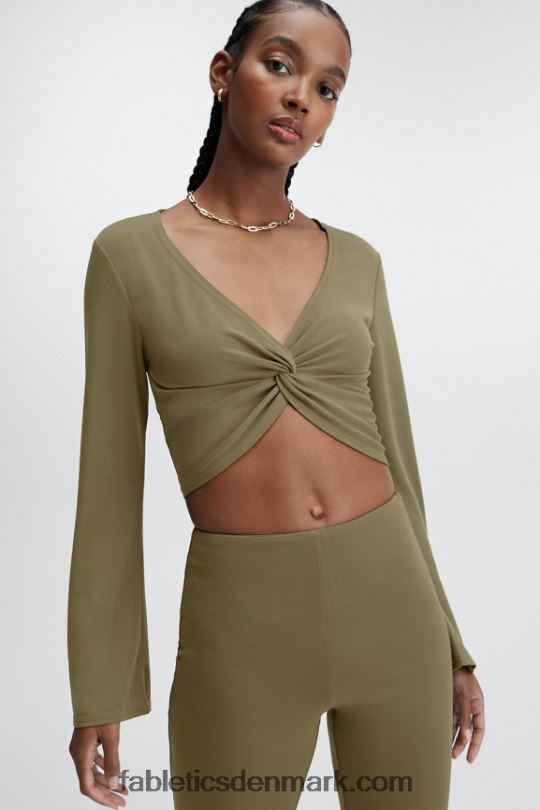 Fabletics Kvinder slank strikket top foran PNX2T2667 nat ugle