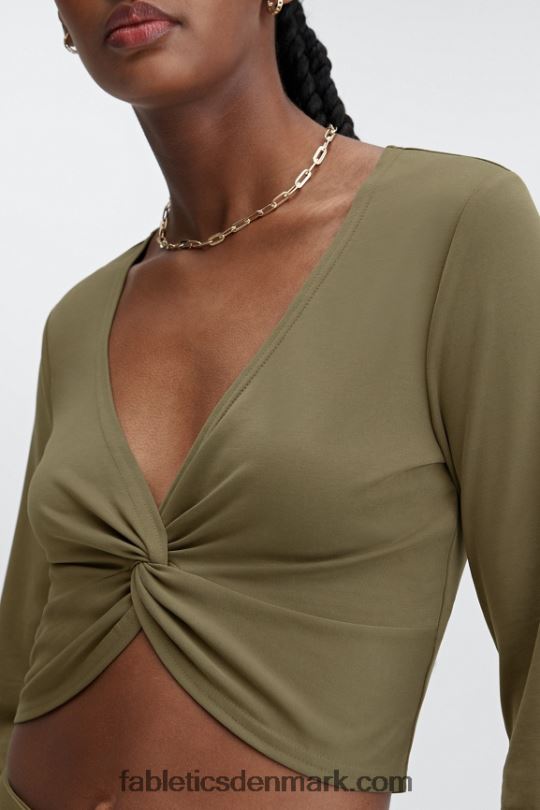 Fabletics Kvinder slank strikket top foran PNX2T2667 nat ugle