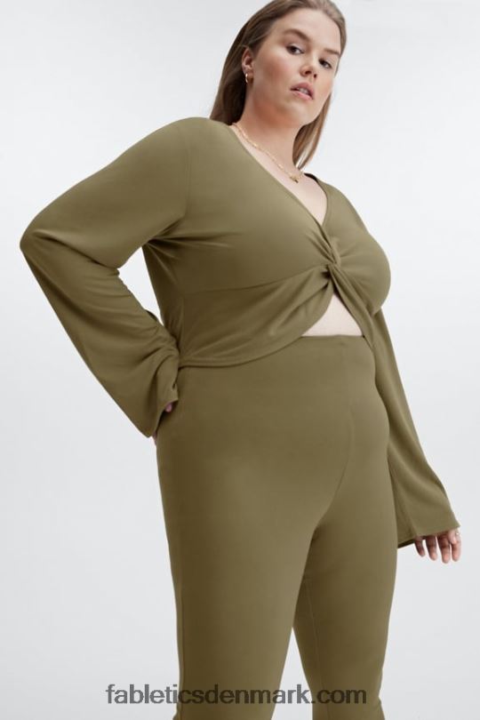Fabletics Kvinder slank strikket top foran PNX2T2668 nat ugle