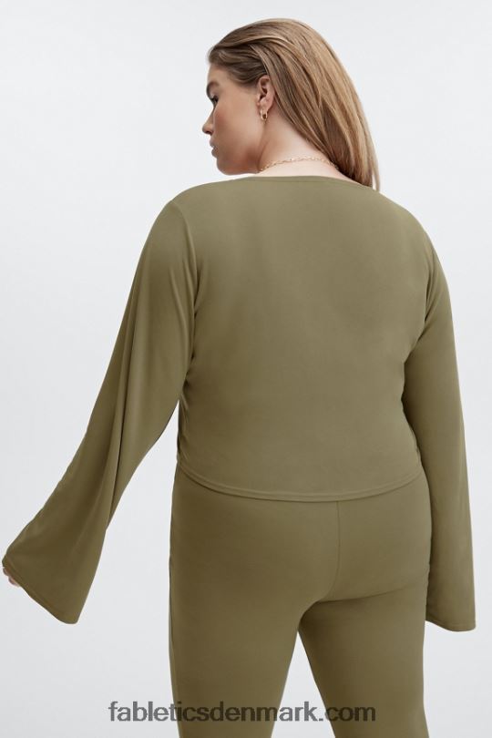 Fabletics Kvinder slank strikket top foran PNX2T2668 nat ugle
