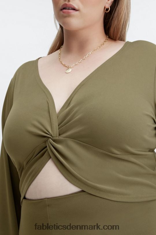 Fabletics Kvinder slank strikket top foran PNX2T2668 nat ugle