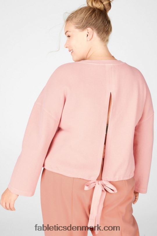 Fabletics Kvinder anna tie-back sweatshirt PNX2T2712 toscana ler