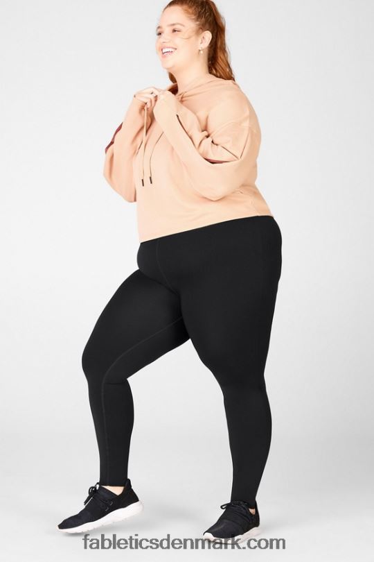 Fabletics Kvinder audrey cropped hættetrøje PNX2T2558 lys bronze/terra