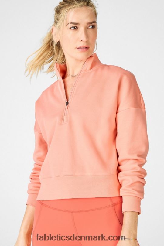 Fabletics Kvinder catarina trøje med halv lynlås i mock-hals PNX2T2532 blomst