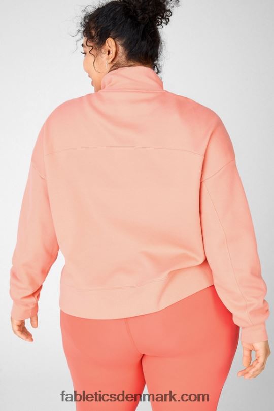 Fabletics Kvinder catarina trøje med halv lynlås i mock-hals PNX2T2533 blomst