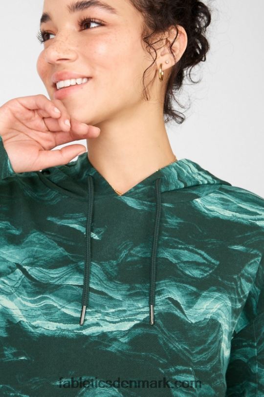 Fabletics Kvinder esmi pullover hættetrøje PNX2T2543 krystal bølger
