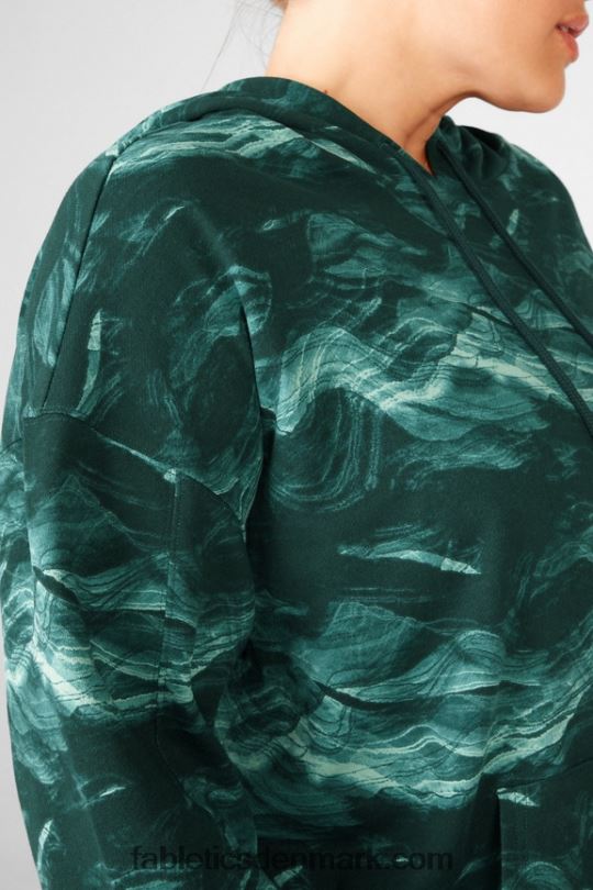 Fabletics Kvinder esmi pullover hættetrøje PNX2T2544 krystal bølger