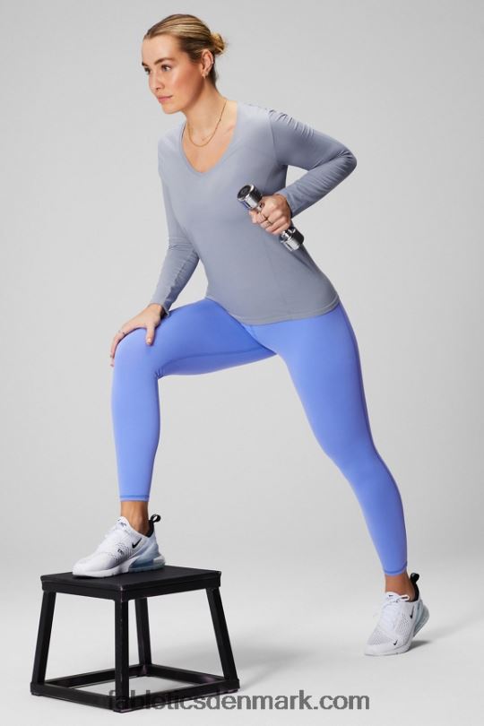 Fabletics Kvinder feather tech langærmet top PNX2T2576 klassisk grå lyng