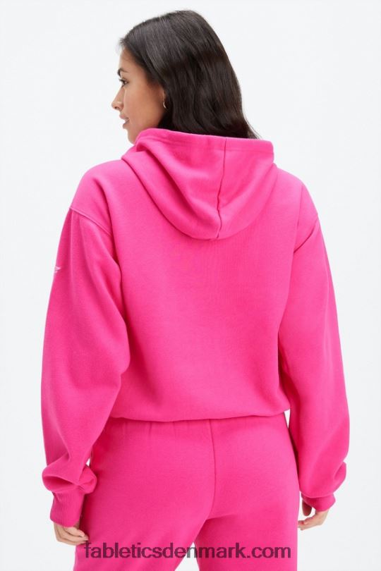 Fabletics Kvinder forever fleece hættetrøje PNX2T2489 fuchsia/pink rave