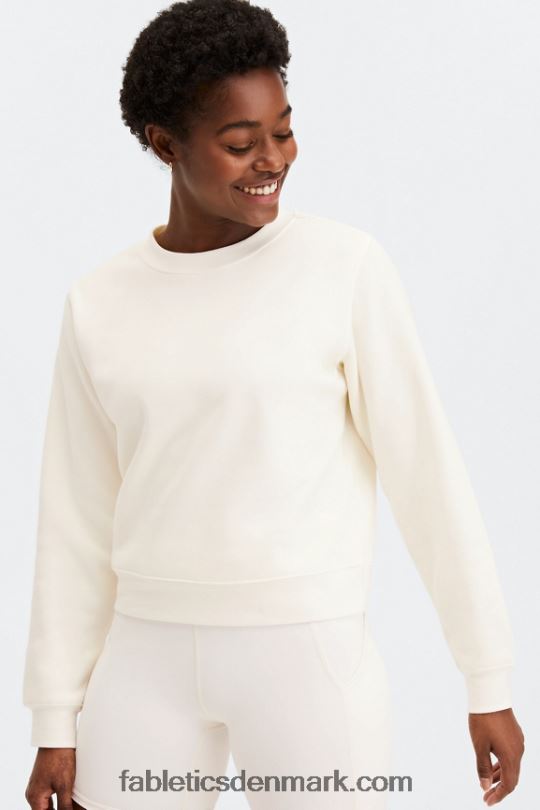 Fabletics Kvinder gå til klassisk crewneck PNX2T2645 hejre