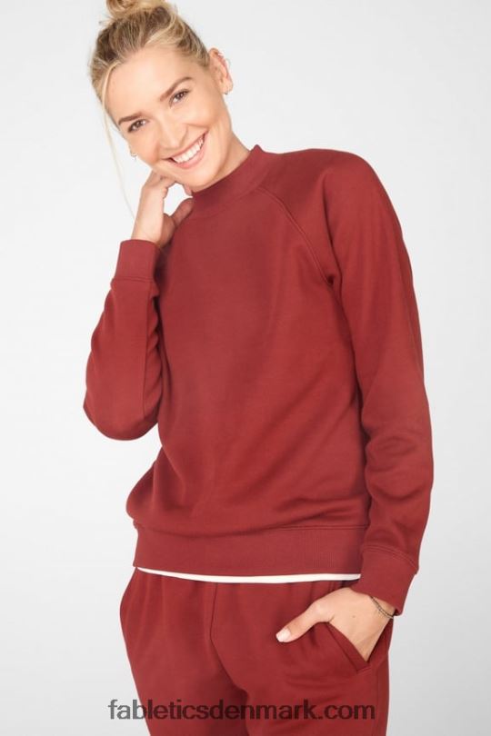 Fabletics Kvinder james langærmet pullover PNX2T2540 umbria rød