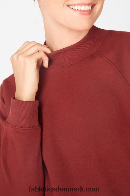 Fabletics Kvinder james langærmet pullover PNX2T2540 umbria rød