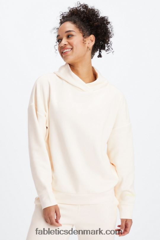 Fabletics Kvinder øko go-to hættetrøje PNX2T2515 havre/spire