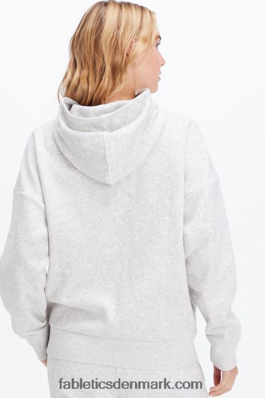 Fabletics Kvinder øko go-to hættetrøje PNX2T2517 lysegrå lyng