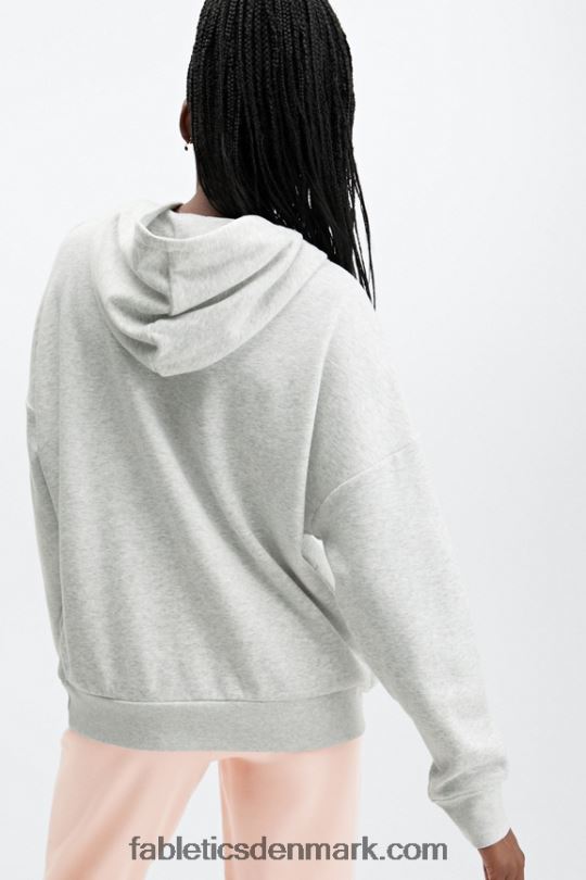 Fabletics Kvinder øko go-to lomme hættetrøje PNX2T2514 lys gråmeleret