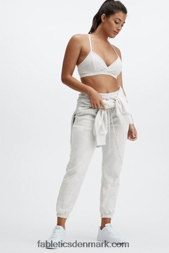 Fabletics Kvinder øko go-to lomme hættetrøje PNX2T2514 lys gråmeleret