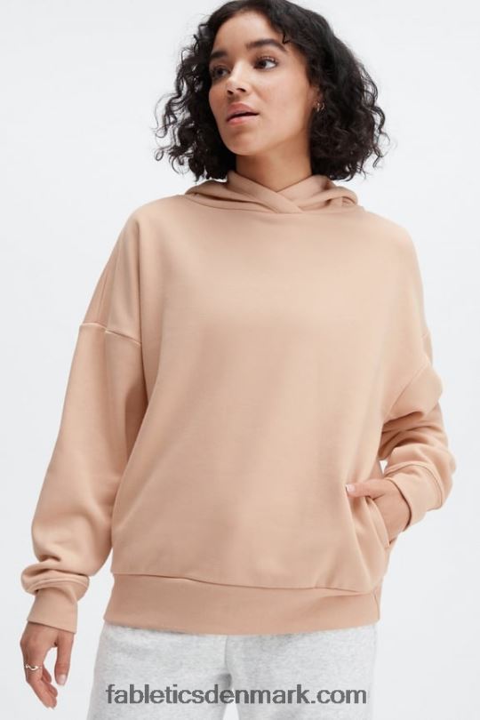 Fabletics Kvinder øko go-to lomme hættetrøje PNX2T2518 egetræ