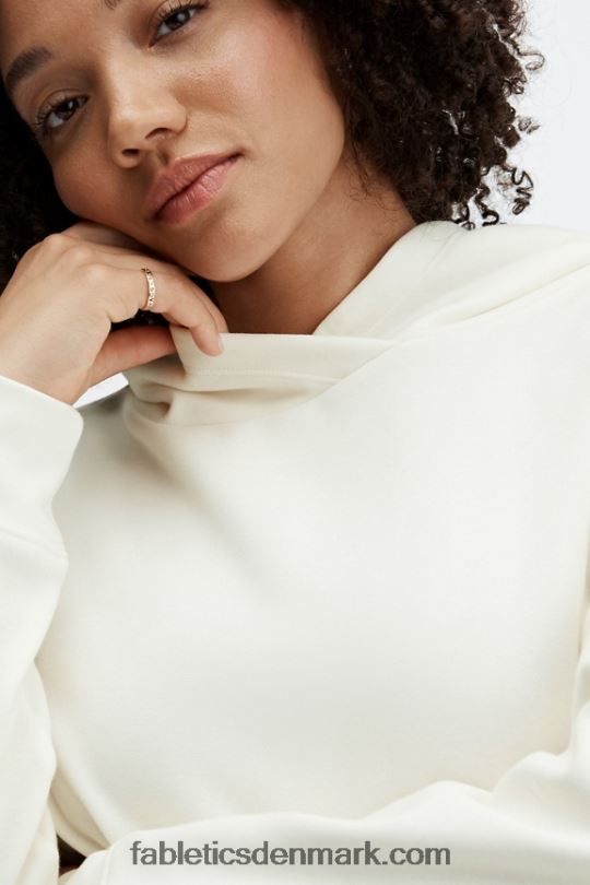 Fabletics Kvinder øko go-to lomme hættetrøje PNX2T2520 knogle