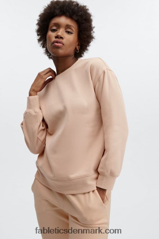 Fabletics Kvinder øko go-to sweatshirt med rund hals PNX2T2476 egetræ