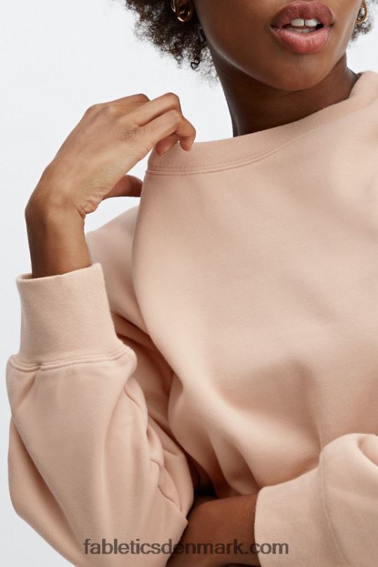 Fabletics Kvinder øko go-to sweatshirt med rund hals PNX2T2476 egetræ