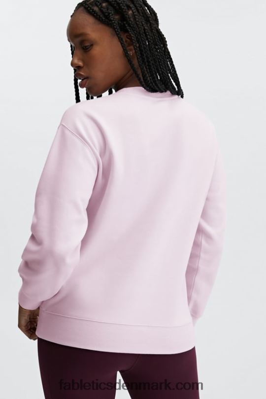 Fabletics Kvinder øko go-to sweatshirt med rund hals PNX2T2477 iskold lavendel