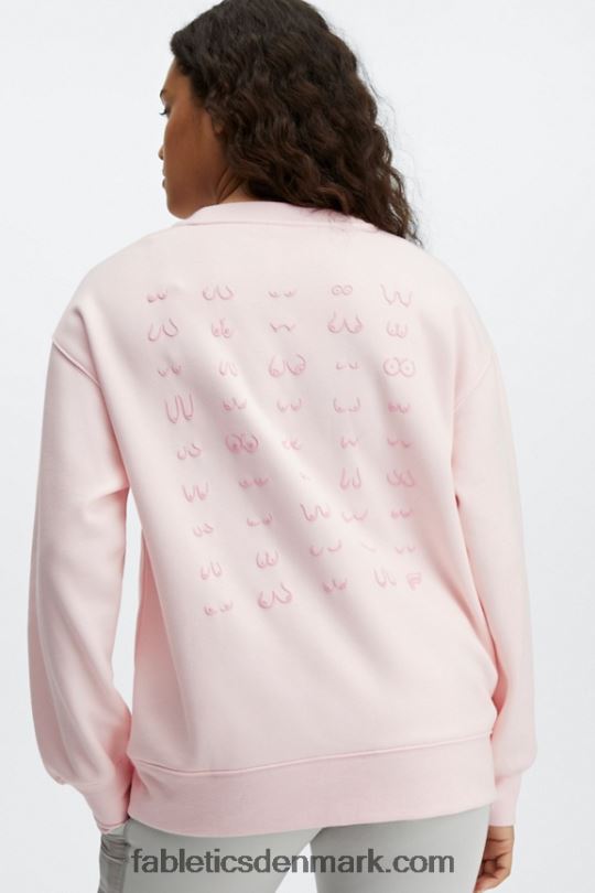 Fabletics Kvinder øko go-to sweatshirt med rund hals PNX2T2480 nisse