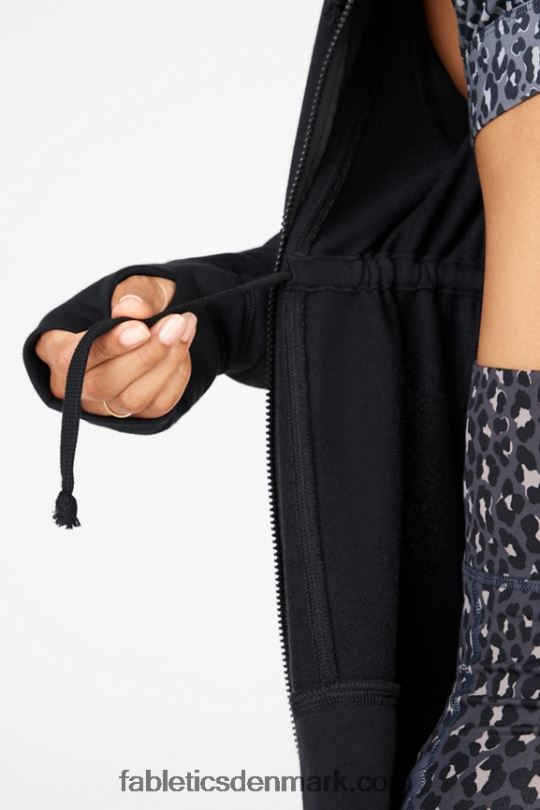 Fabletics Kvinder leah oversized hættetrøje PNX2T2559 sort